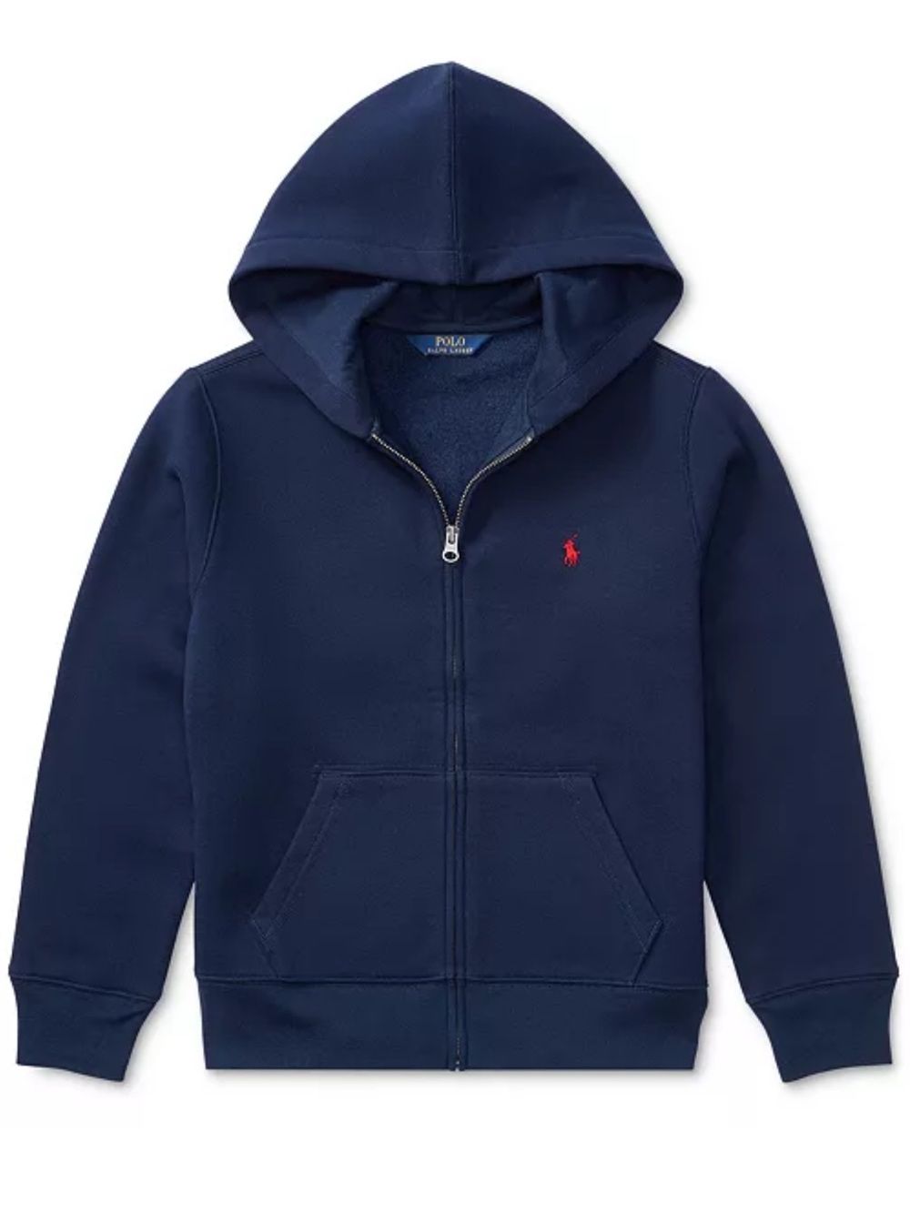 Ralph Lauren Cotton Fleece Zip Up Hoodie